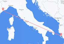 Flights from Nice, France to Corfu, Greece
