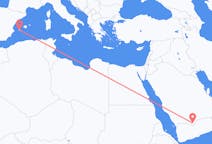 Flights from Sharurah, Saudi Arabia to Ibiza, Spain