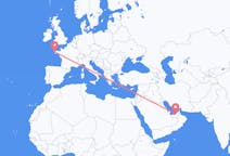 Flüge von Abu Dhabi, die Vereinigten Arabischen Emirate nach Brest, Frankreich
