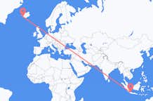 Flyrejser fra Jakarta, Indonesien til Reykjavík, Island