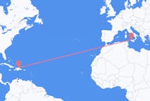 Flights from Puerto Plata, Dominican Republic to Palermo, Italy