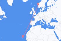 Flights from Boa Vista, Cape Verde to Bergen, Norway