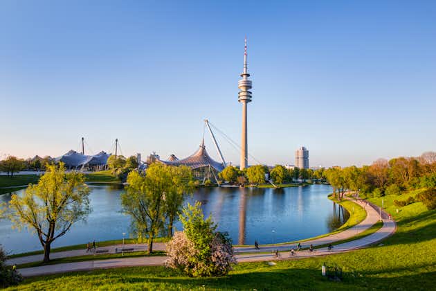Photo of the Olympiapark in Munich, Germany.