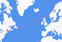 Flights from Boston, the United States to Östersund, Sweden