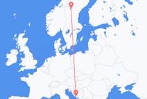 Flyreiser fra Split, til Östersund