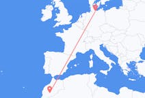Flyreiser fra Quarzazate, Marokko til Lübeck, Tyskland