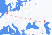 Flyg från Astrachan till Münster