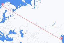 Fly fra Yancheng til Narvik