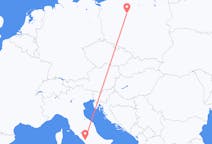 Flyg från Bydgoszcz, Polen till Rom, Italien
