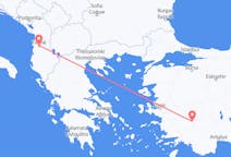 Vols de Denizli, Turquie pour Tirana, Albanie