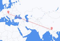 Flyreiser fra Bhamo, Myanmar (Burma) til Vienna, Østerrike