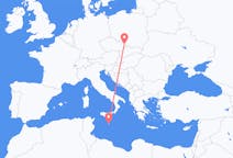 Flyreiser fra Valletta, Malta til Ostrava, Tsjekkia