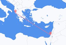 Flights from Tel Aviv, Israel to Corfu, Greece