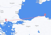 出发地 土耳其出发地 锡诺普目的地 希腊卡瓦拉的航班