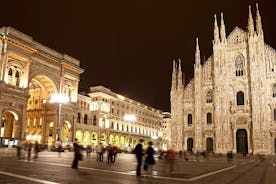 Illuminated Milan Tour for Kids and Families with Gelato & Pizza