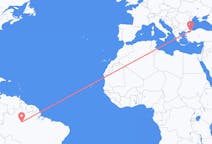 Flyreiser fra Manaus, Brasil til Istanbul, Tyrkia