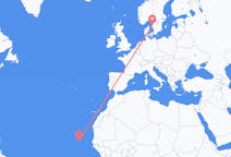 Flights from Praia, Cape Verde to Gothenburg, Sweden