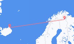 出发地 冰岛索斯霍恩目的地 芬兰伊瓦洛的航班