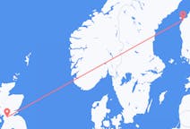 Flyg från Vasa till Glasgow
