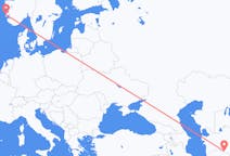 Flyreiser fra Asjkhabad, Turkmenistan til Haugesund, Norge