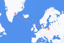 Flights from Warsaw, Poland to Kulusuk, Greenland
