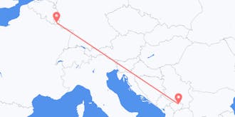 コソボからルクセンブルクへのフライト