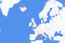 Voos de Cagliari, Itália para Akureyri, Islândia