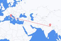네팔 바랏푸르에서 출발해 이탈리아 로마로(으)로 가는 항공편