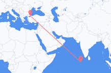 Flyg från Malé, Maldiverna till Istanbul, Turkiet