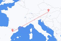 Vluchten van Lerida, Spanje naar Bratislava, Slowakije