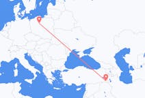 Flights from Hakkâri, Turkey to Bydgoszcz, Poland