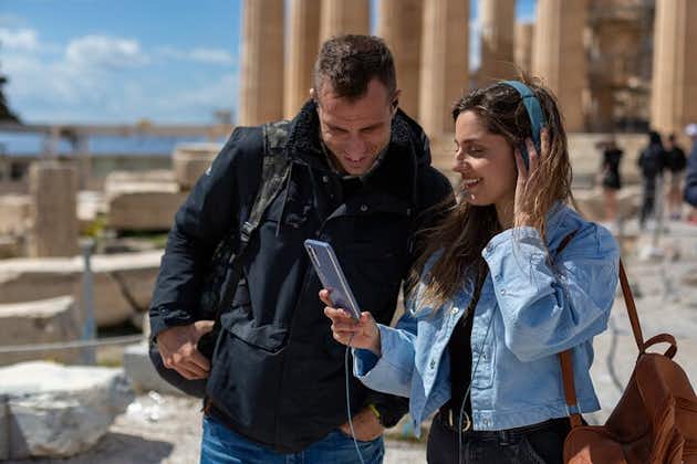 Akropolis i Lindos: 3D-repræsentationer og lyd-selv-guidet tur med AR