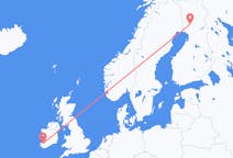 Vols de Comté de Kerry, Irlande à Rovaniemi, Finlande