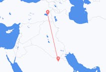 Flights from Qaisumah, Saudi Arabia to Van, Turkey