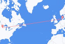 Voli da Minneapolis, Stati Uniti a Sonderborg, Danimarca