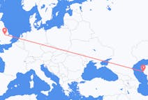 Flyrejser fra Aqtau, Kasakhstan til Nottingham, England