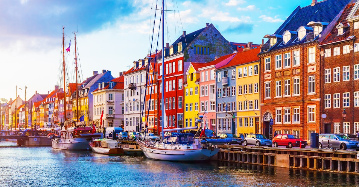 Копенгаген. Нюхавн Копенгаген. Столица Дании Копенгаген. Денмарк Дания. Набережная Нюхавн.
