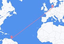 从特立尼达和多巴哥出发地 西班牙港目的地 德国汉堡的航班