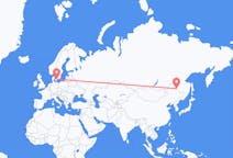 ตั๋วเครื่องบินจากเมืองBlagoveshchenskไปยังเมืองโคเปนเฮเกน