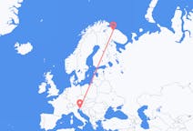 Flights from Murmansk, Russia to Trieste, Italy
