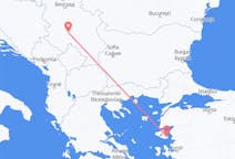 出发地 塞尔维亚出发地 克拉列沃目的地 希腊米蒂利尼的航班