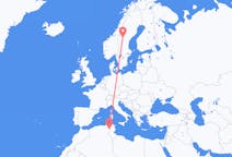 Flights from Tébessa, Algeria to Östersund, Sweden