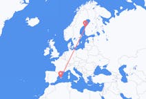 Flights from Vaasa to Palma