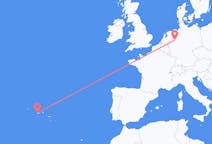 Flights from Horta, Azores, Portugal to Münster, Germany