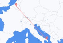 Flyreiser fra Brindisi, Italia til Brussel, Belgia