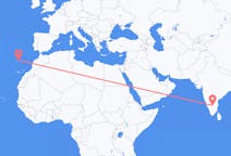 Flyg från Bangalore, Indien till Vila Baleira, Portugal