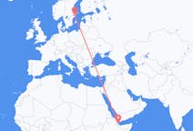 Flights from Balbala, Djibouti to Stockholm, Sweden