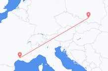 Voli da Nîmes, Francia a Cracovia, Polonia