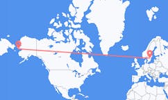 Loty z Nome, Stany Zjednoczone do Linköping, Szwecja