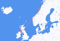 Vluchten van Belfast naar Rørvik, Sør-Trøndelag